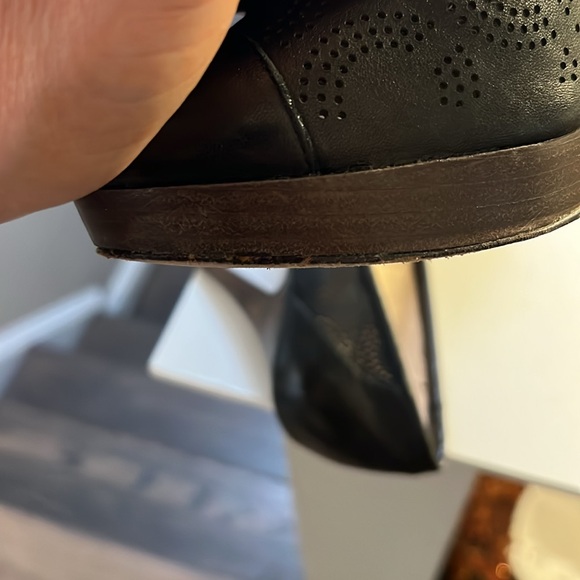 Vintage Y2k Coach Bethanie Black Leather Women's Heels 7.5 - Picture 5 of 7